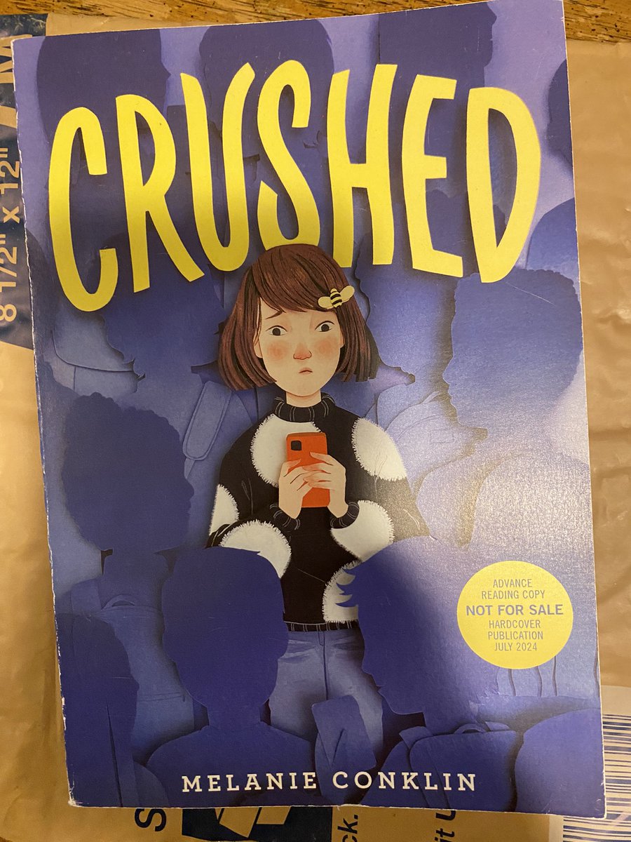 @MLConklin @LittleBrownYR #bookposse @hottsnewreads, you’re next! This book will grab the attention of preteen readers especially! A family business (bookstore), anxiety, changing friendships, sexual
harassment, and the dangers of social media are all