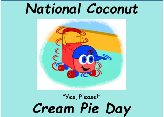 NATIONAL COCONUT CREAM PIE DAY

National Coconut Cream Pie Day on May 8th celebrates its own slice of deliciousness. This delicious pie is made with a sweet coconut cream filling. 
nationaldaycalendar.com/national-cocon…
#thecartlincarts