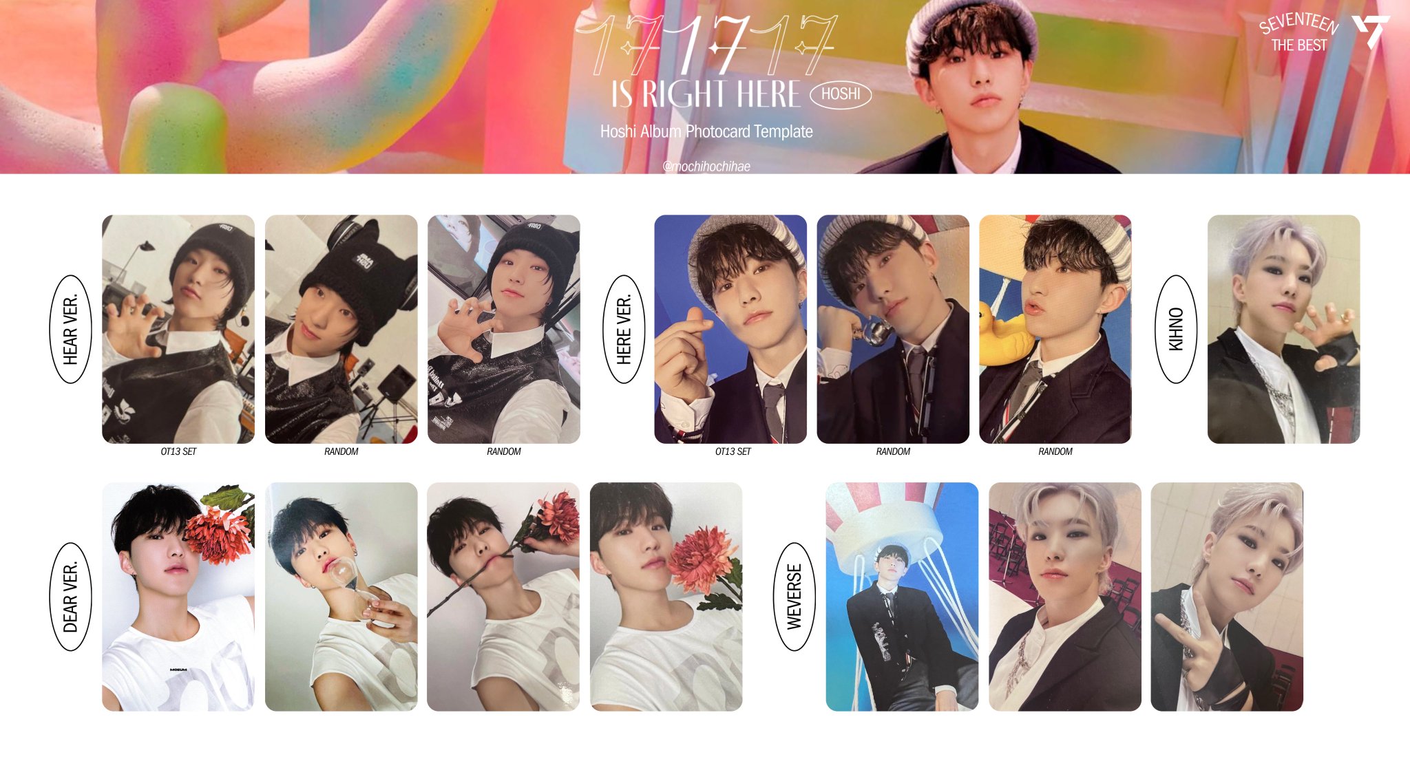 seventeen 17ISRIGHTHERE ホシ TSUTAYA特典 dee on X: 