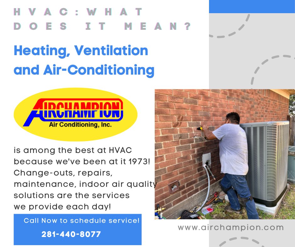 Temps are climbing and your old A/C unit is working harder! CAll today for service: 281-440-8077 #indoorairquality #hvacrepair #hvac #airconditioningreplacement #sınce1973 #comfort #airconditioningproblems