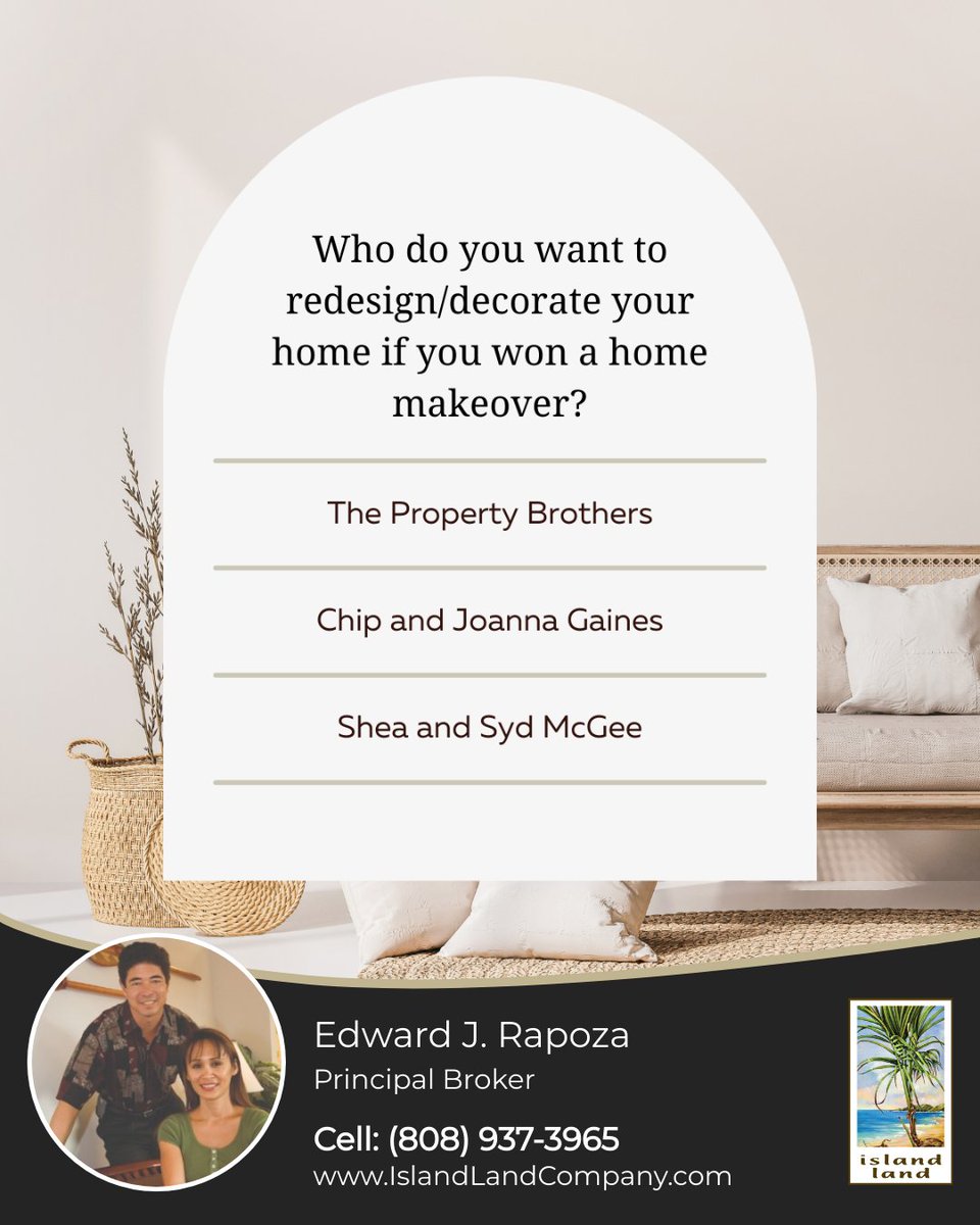 This really comes down to style and personal preferences. But, if you like shiplap you know who to pick! #homemakeover #homedesign #homestyle #interiordesign #homedecor #designers #hawaiirealestate, #hawaiirealtors, #hawaiihomesforsale #luxuryvacationrentals