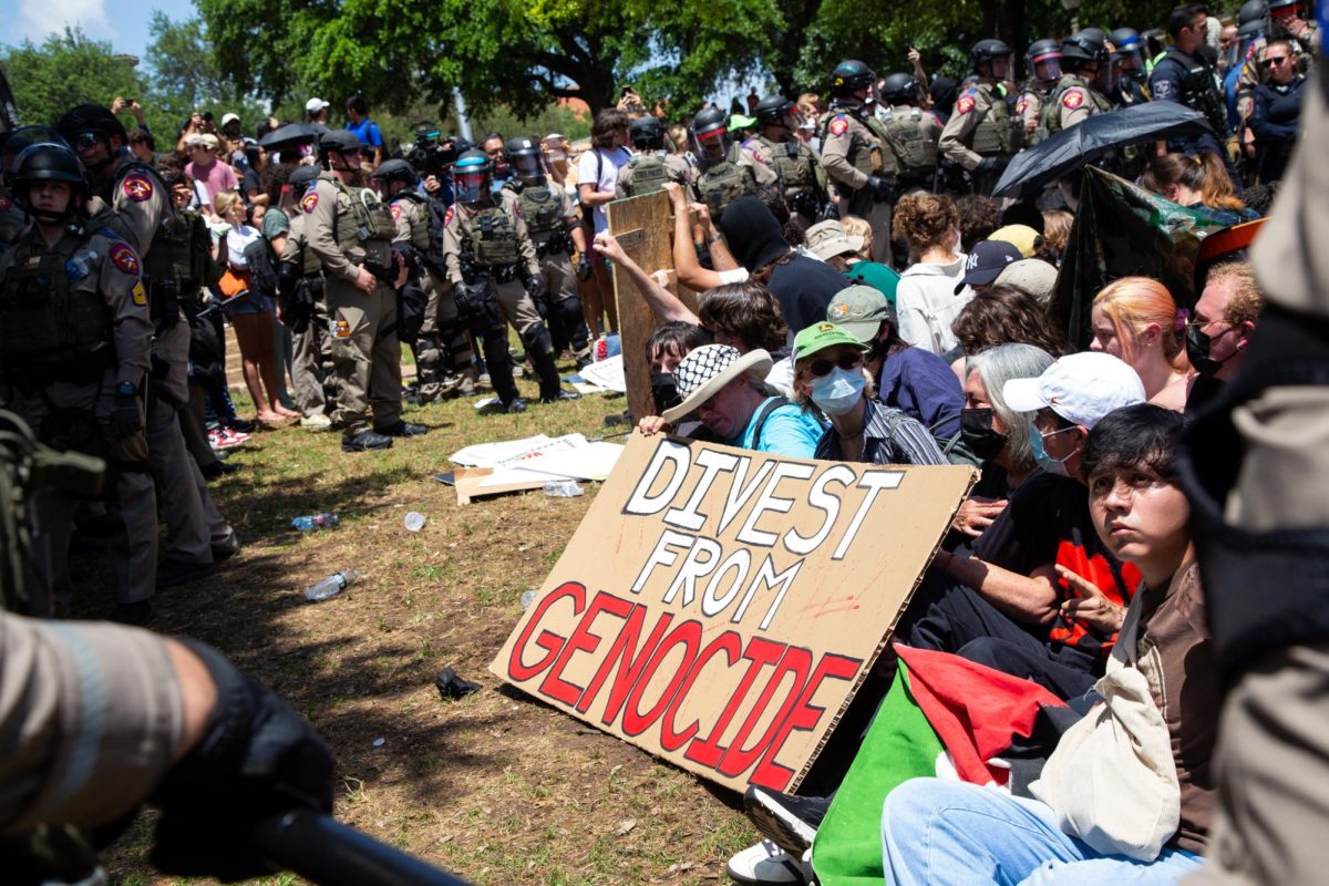 Law enforcement arrested at least 43 protesters on Monday after students formed an encampment in support of Palestine on South Mall at approximately 12:45 p.m. with over 50 protesters locking arms to create a barrier around it. This story is continuing to be monitored.…