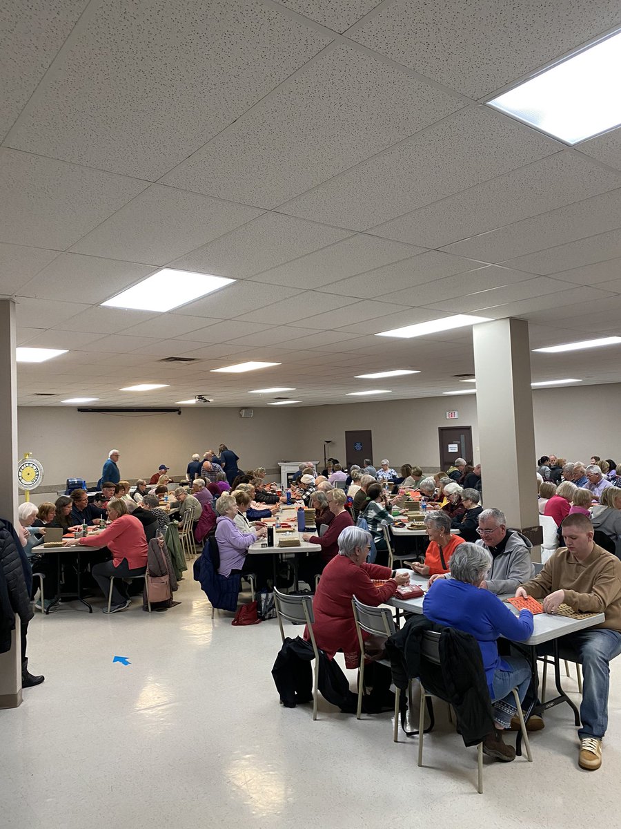 Great crowd at Our lady Queen of Families for BINGO tonight. No; as usual, I didn’t win a thing. 🙂 #CommunityMatters #MountPearl