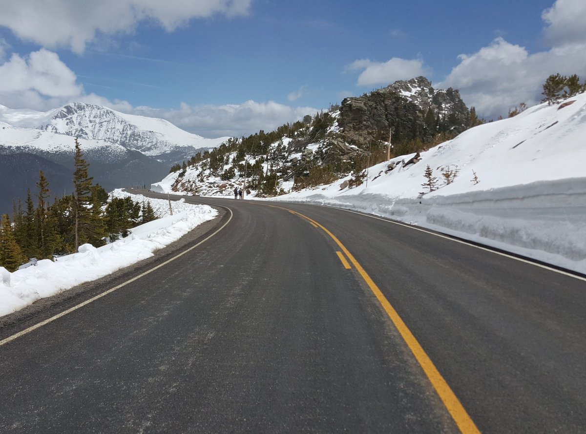 2024 April 28
Image of the Day

'Curvy Alpine Road' 
Rock Mountain National Park, May 2015 
@williamslider 

#Road #Alpine #snow #rockymountains #Colorado