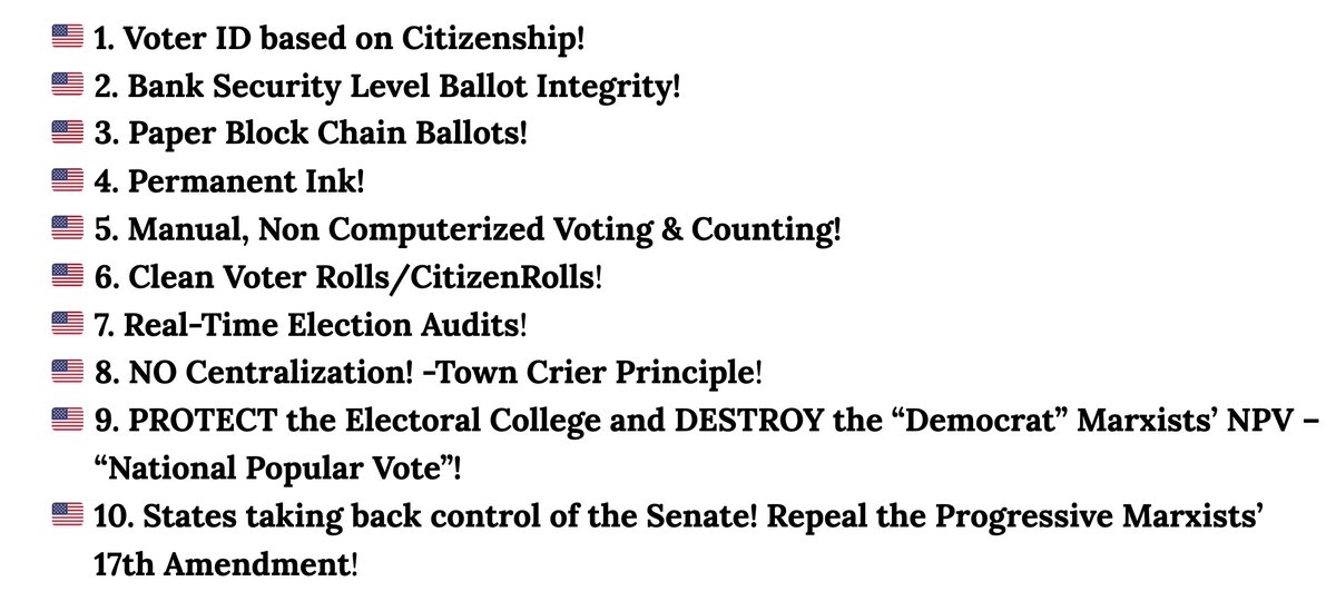 @MattH_4America @45wonyuge Both can be True. It depends entirely on what The People have done in their States to pressure Their State to secure the way they conduct Their Elections. I have 10 suggestions in my Article: 'It Is Time For The Second Declaration of Independence'. norwayfortrump.com/2022/11/06/it-…