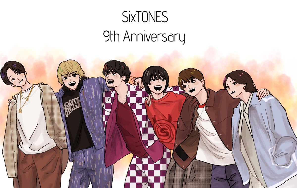 🎶💐結成9周年、「音色」発売おめでとうございます💐🎶

#SixTONES結成9周年 
#いつもありがとうSixTONES 
#Happy9thAnnivST 
#SixTONES_音色