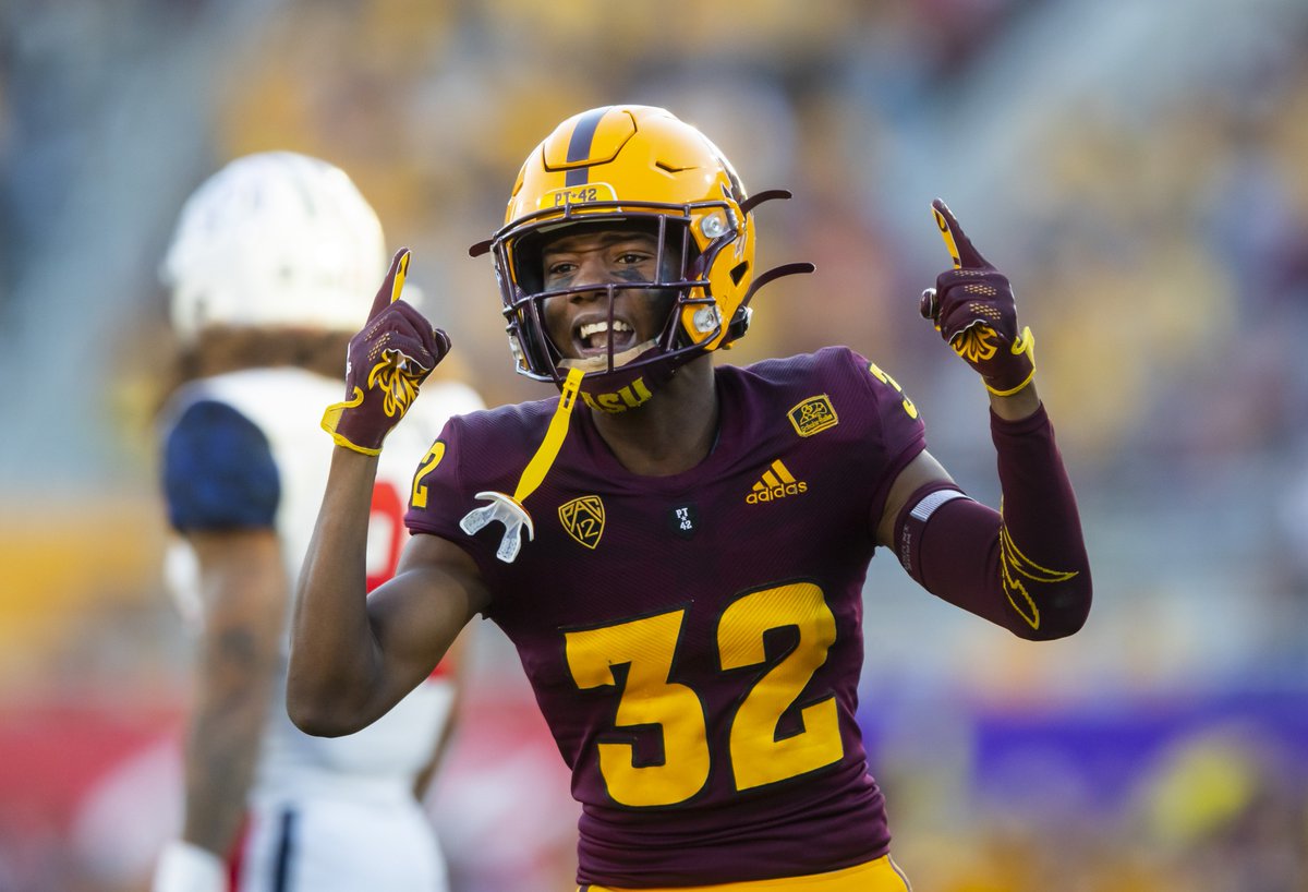 Arizona State cornerback Ed Woods tells @On3sports he plans to announce his commitment on Tuesday. A two-year starter with the Sun Devils, he broke down his visits to Alabama and Michigan State. Read: on3.com/news/arizona-s…