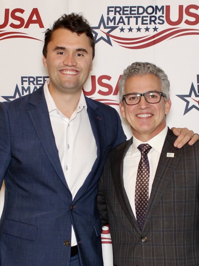 Liberty is under assault everywhere we look @charliekirk11 and @TPUSA are in the FIGHT every day to put AMERICA FIRST Now more than ever we must stand by our principles!