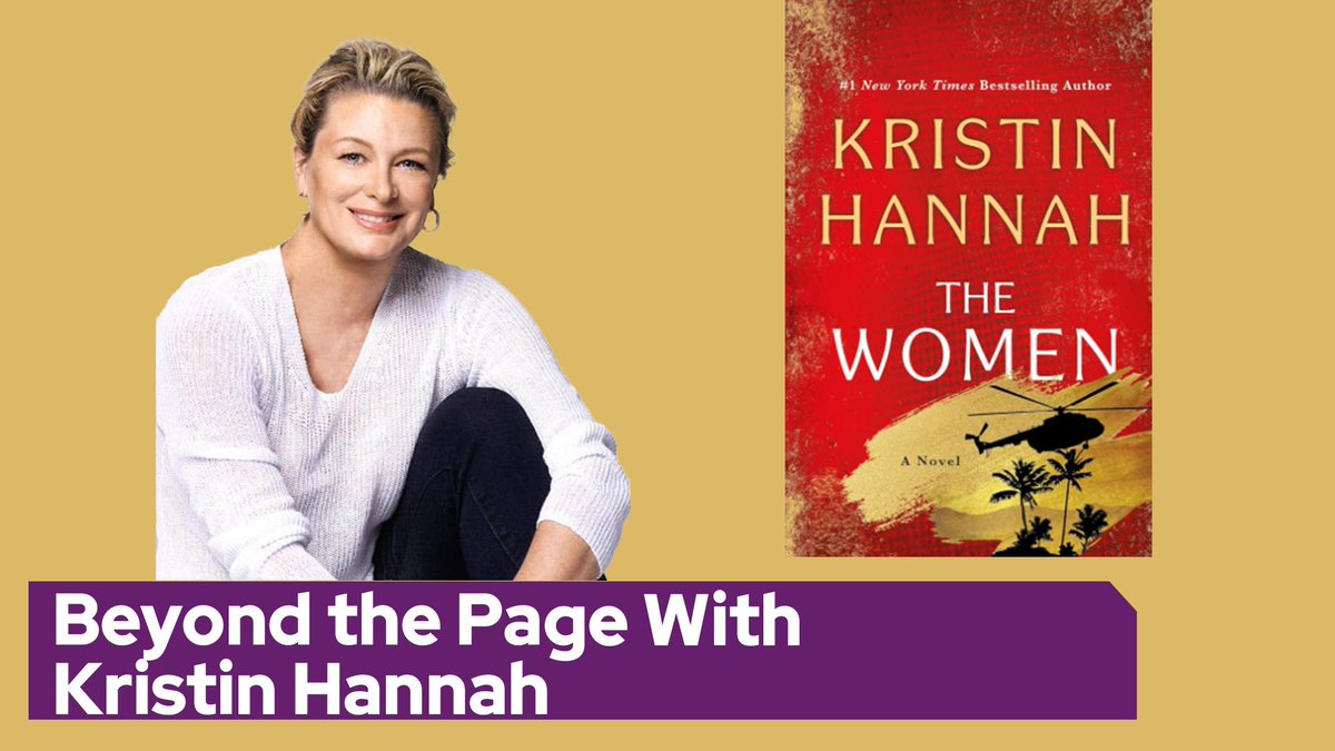 Just published! 👉 bit.ly/4aSnD5V NYT Bestselling author, #KristinHannah answers questions from the @GBH audience and talks about her writing process for her latest book: The Women.
