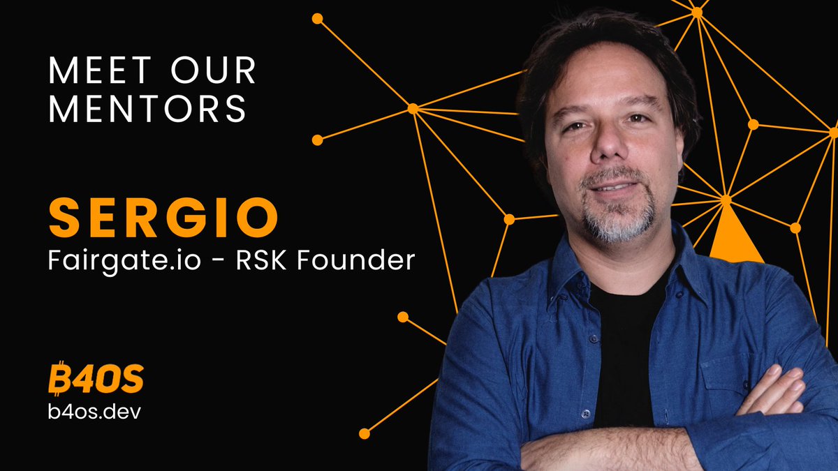 ¿Preparados para el próximo gran nombre en nuestra lista de “Bitcoin Legends”? ¡Estamos emocionados de anunciar a Sergio Demian Lerner (@SDLerner) como parte del team de mentores y oradores de B4OS! 🚀 Si eres developer y no te has registrado, puedes hacerlo aquí:…