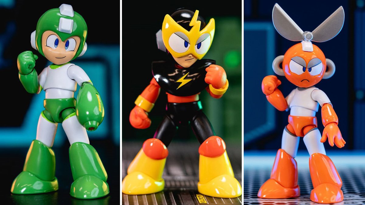 Mega Man Wave 2 by Jada Toys toyark.com/2024/04/29/meg… #toyark #actionfigures