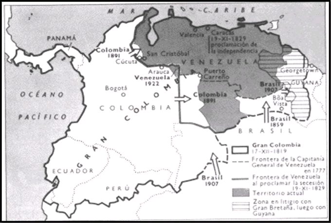 #UnDiaComoHoy #29Abr 1973 Carlos Gustavo Arrieta, primer negociador de Colombia en el diferendo de límites con Venezuela, reitera que Venezuela tiene 5 buenos vecinos y 5 malos pleitos, al referirse a los asuntos limítrofes que discute Venezuela con sus vecinos  #MiMapa