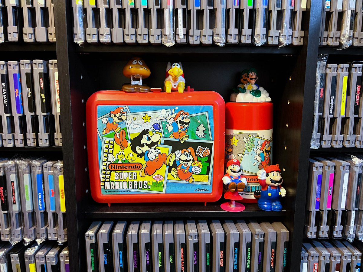 Happy Mario Monday everyone! Definitely need to catalog and do some alphabetizing! 👀 What are you up to? #mariomonday #videogames #nintendo #gameroom #gamerahmer #retrogaming #supermariobros #mario #nes #nintendoentertainmentsystem