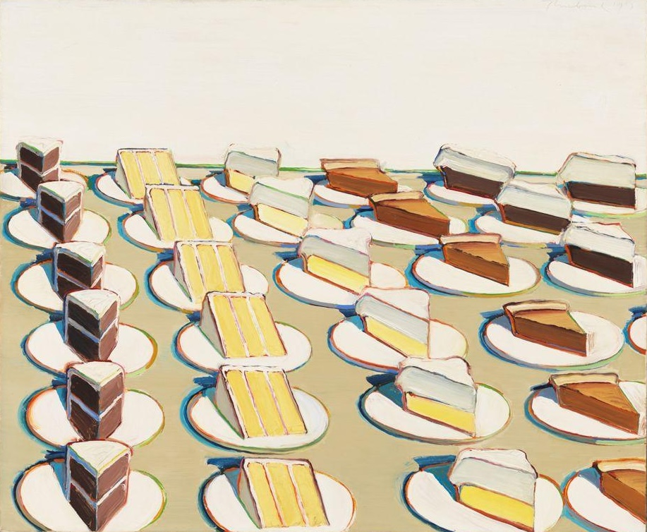 🎨 Feast your eyes on a slice of #ArtHistory with over 750 high-resolution images from #Artstor, curated by Art Resource. Learn more: bit.ly/49Y9iDu Image: Wayne Thiebaud. Pie Counter, 1963. © Whitney Museum of American Art / Licensed by Scala / Art Resource, NY