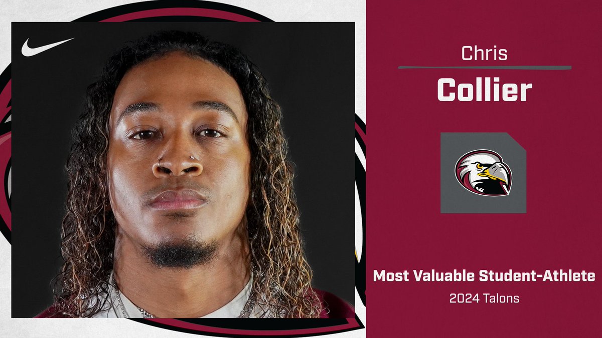 🦅 2024 Talons Awards 🏆 Most Valuable Student-Athlete➡️ Chris Collier (@LHU_Football)🏈#HavenTalons2024 📺 psacsportsdigitalnetwork.com/golhu/?B=10693…