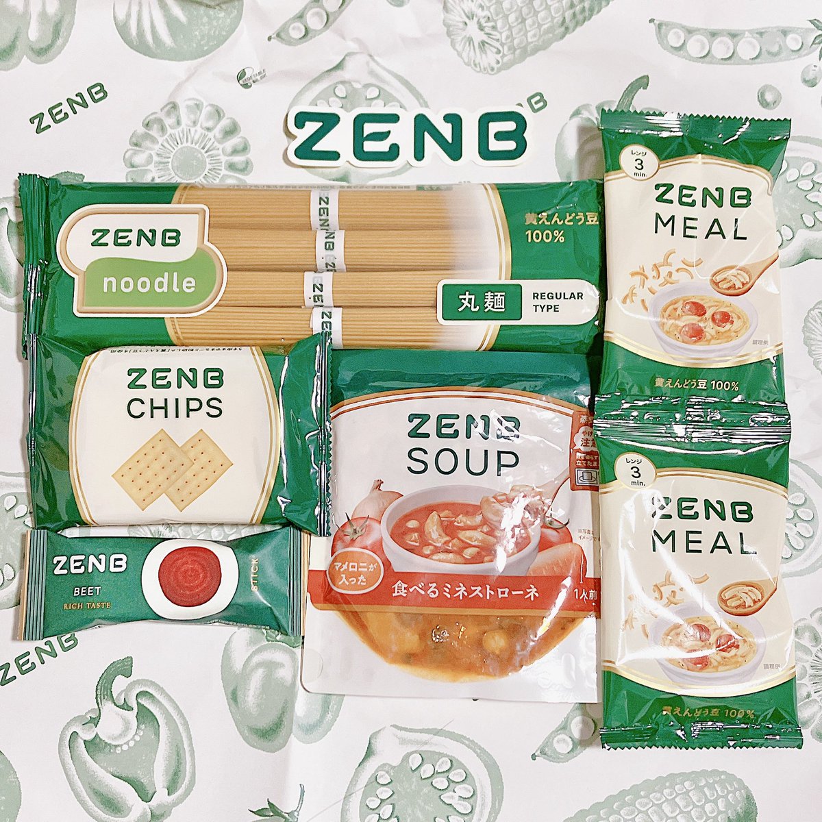 @Zenb_jp ZENB JAPAN 様より
ZENB賞 当選となりました🫶🏻

ZENB人気商品セットの
⌇SOUP 食べるミネストローネ
⌇MEAL
⌇BEET RICH TASTE
⌇CHIPS
⌇noodle
お豆や野菜を楽しめ、からだにやさしくヘルシーな食を
楽しめる🥰
HPにはレシピの紹介もあり、とても美味しく作れました✨️…