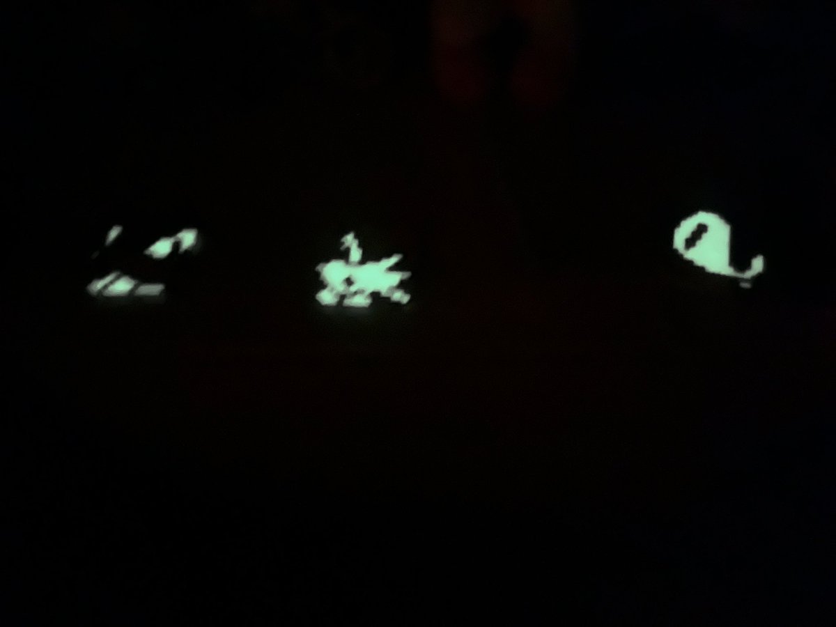 these glow in the dark pixel bead coasters one of my brother’s friends made for me are the coolest thing Always fun to kill the lights before heading to bed and then, team sonic jumpscare