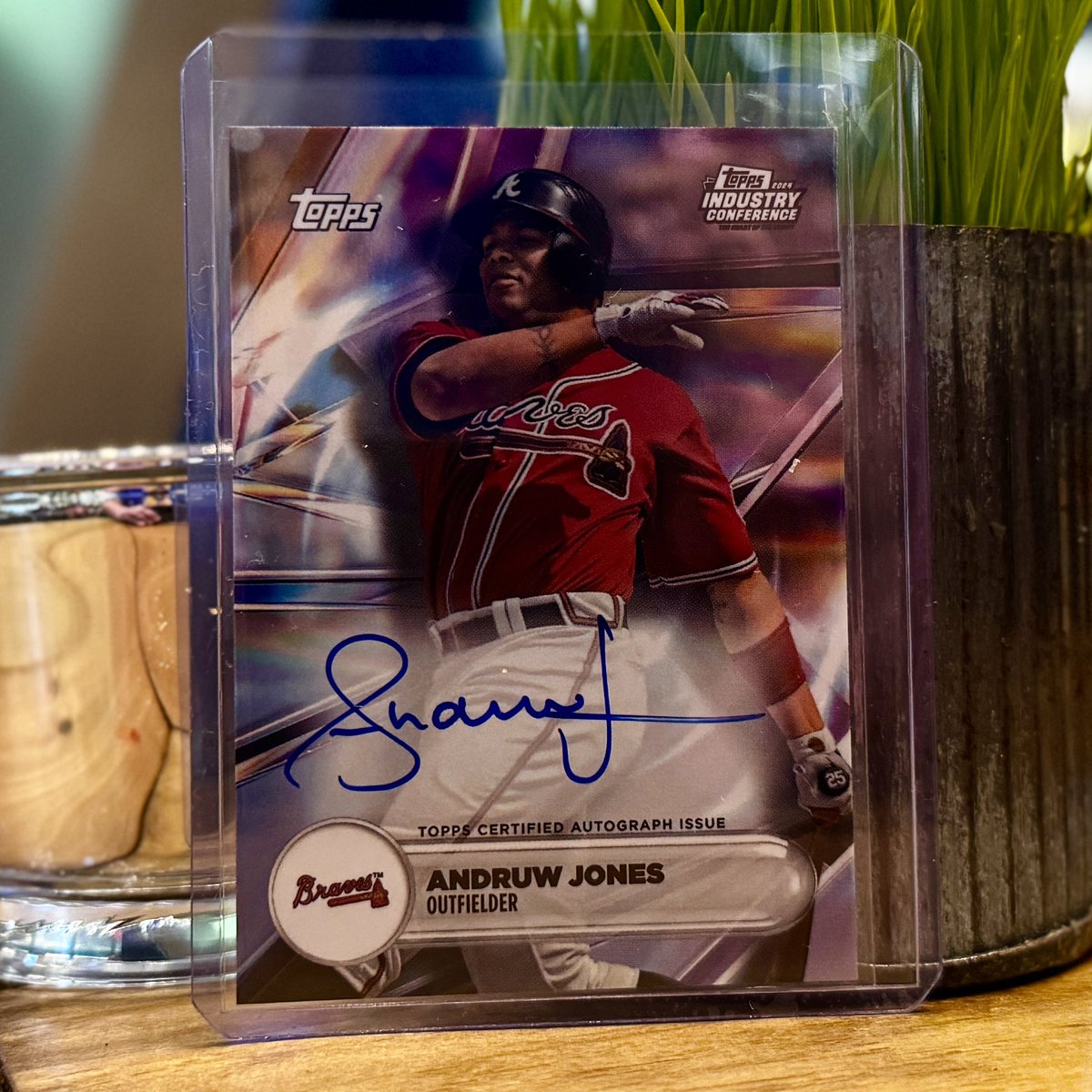 Ready for another GIVEAWAY?! ⚾️

RETWEET & FOLLOW for your chance to win this Andruw Jones autographed 2024 Topps Industry Conference trading card!

#Topps #TheHobby