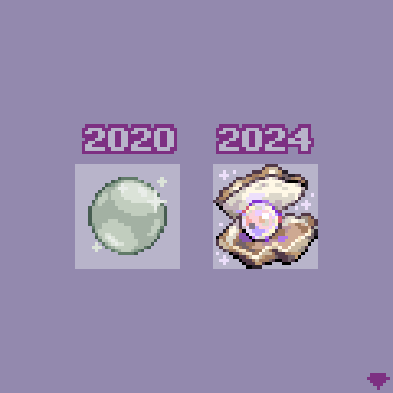Comparing some old work to now  

Do you think I made some improvement?

#pixelart