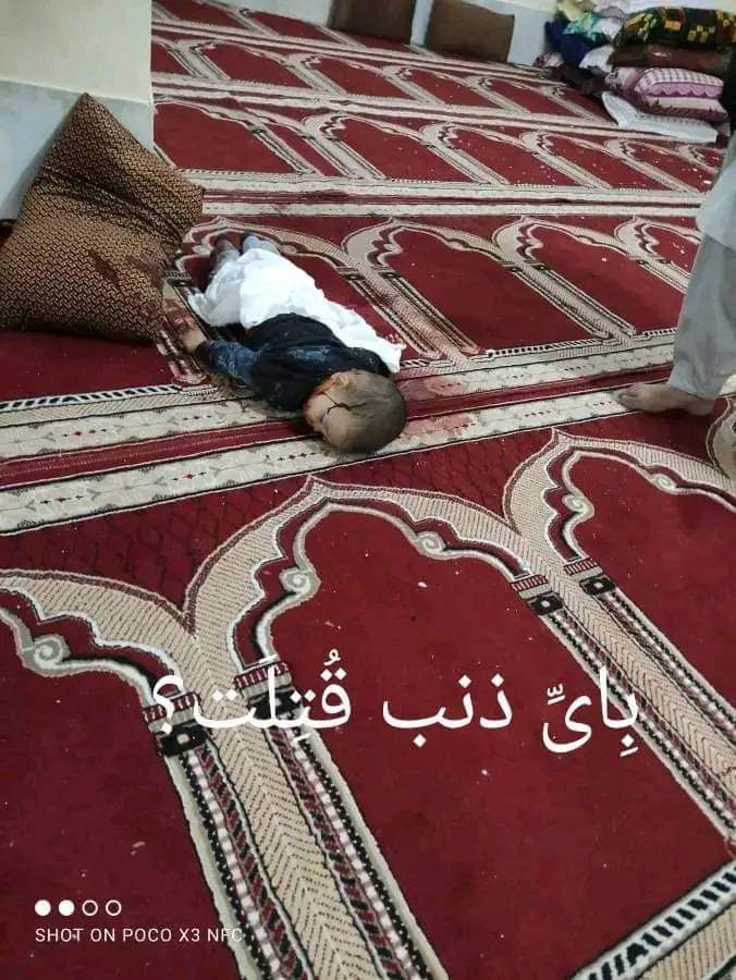 #StopHazaraGenocide جرم و گناه این طفل معصوم چه بود؟ 💔💔💔