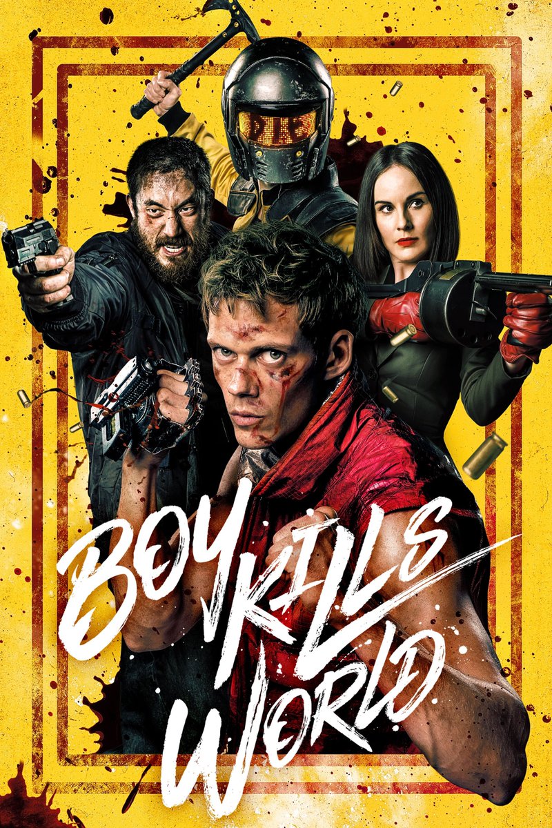 I took my mom to see Boy Kills World today. She loved it and I really enjoyed it too. If you like action and gun fights and fighting you'd love this one. go see it! Def gonna get this one in 4k when they make it physical