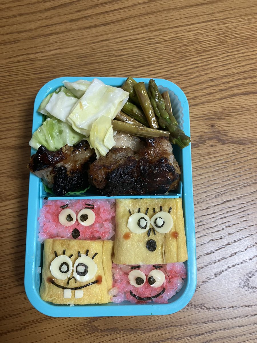 SpongeBob and Patrick Bento 🍱 モザイク🧽⭐️弁当🍙