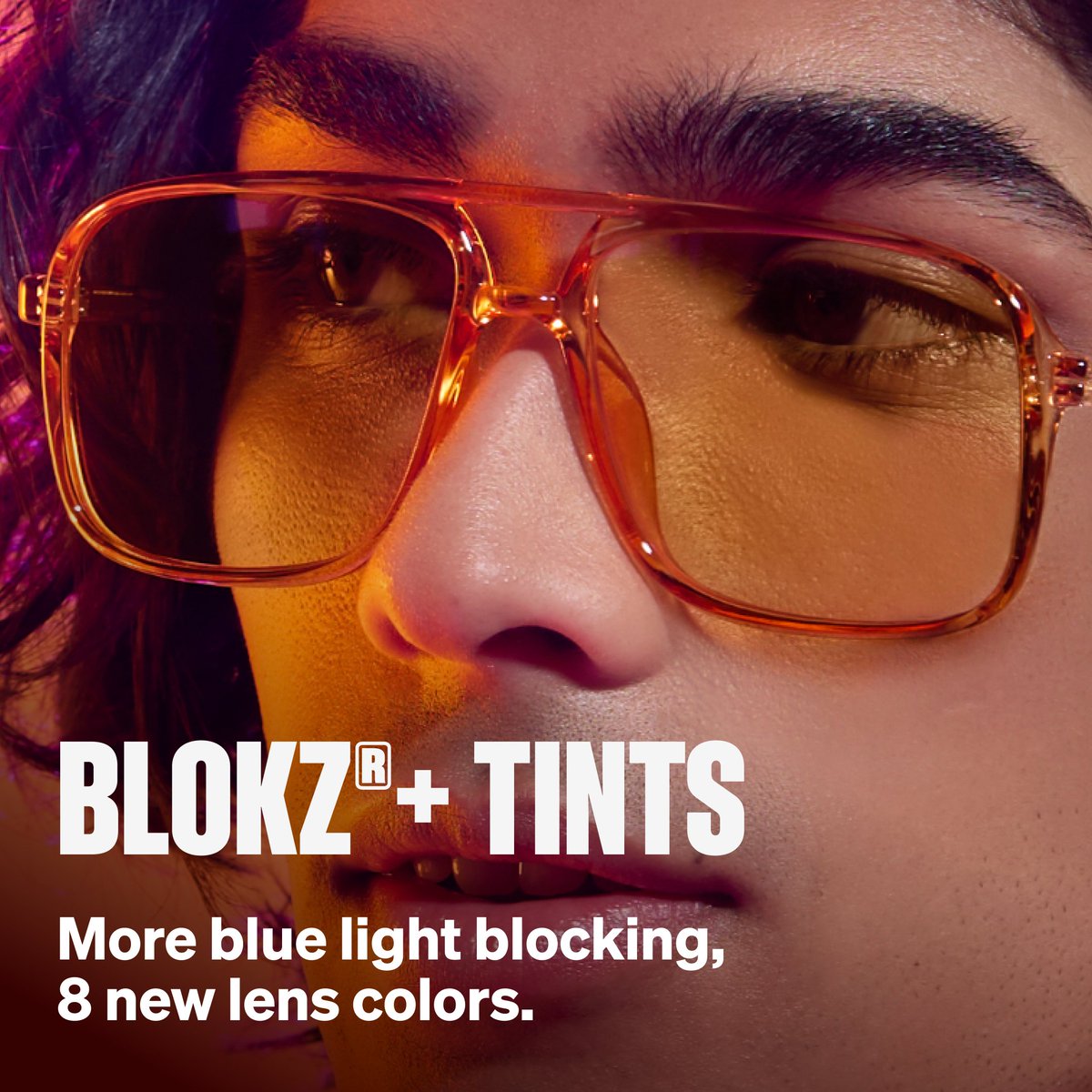 More blue light blocking, now in 8 vibrant colored lenses 🌈 Shop Blokz®+ Tints: text.zenni.io/BlokzPlusLenses