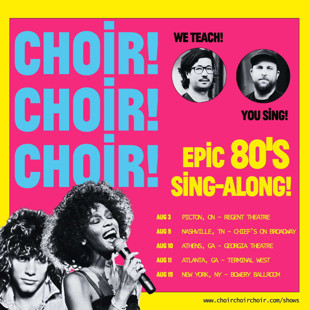 Calling all of our US and Ontario-based friends: Our EPIC 80s Sing-Along is coming to YOU this summer! 🫵 Bring your friends, family and foes - no audition or experience necessary. And don’t forget your shoulder pads🕺🪩 Pre-sale begins May 1st (stay tuned for the presale code).