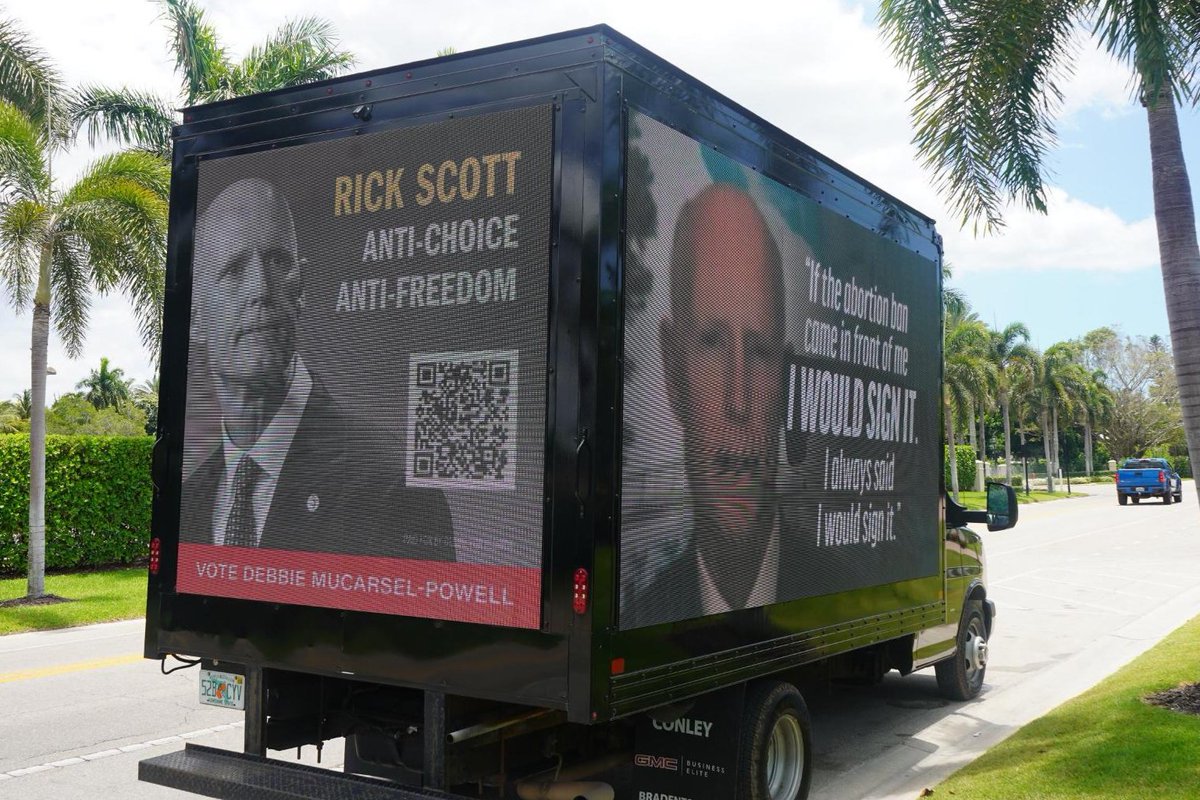Rick Scott’s abortion ban starts on May 1. Floridians know that he’s backed this attack on women’s fundamental freedoms from the beginning, and will vote him out in November.