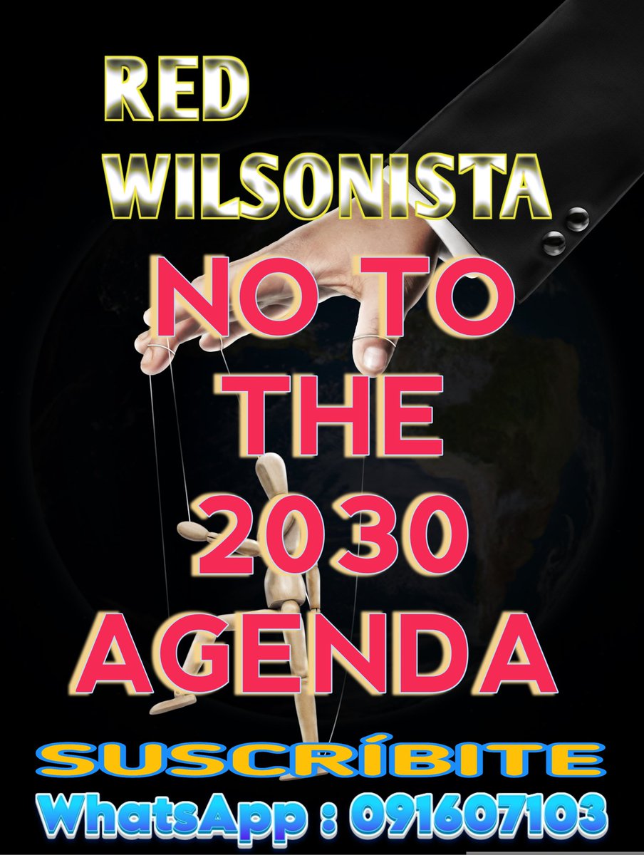 No to the 2030 agenda.
Noooooo al tratado de pandemias!