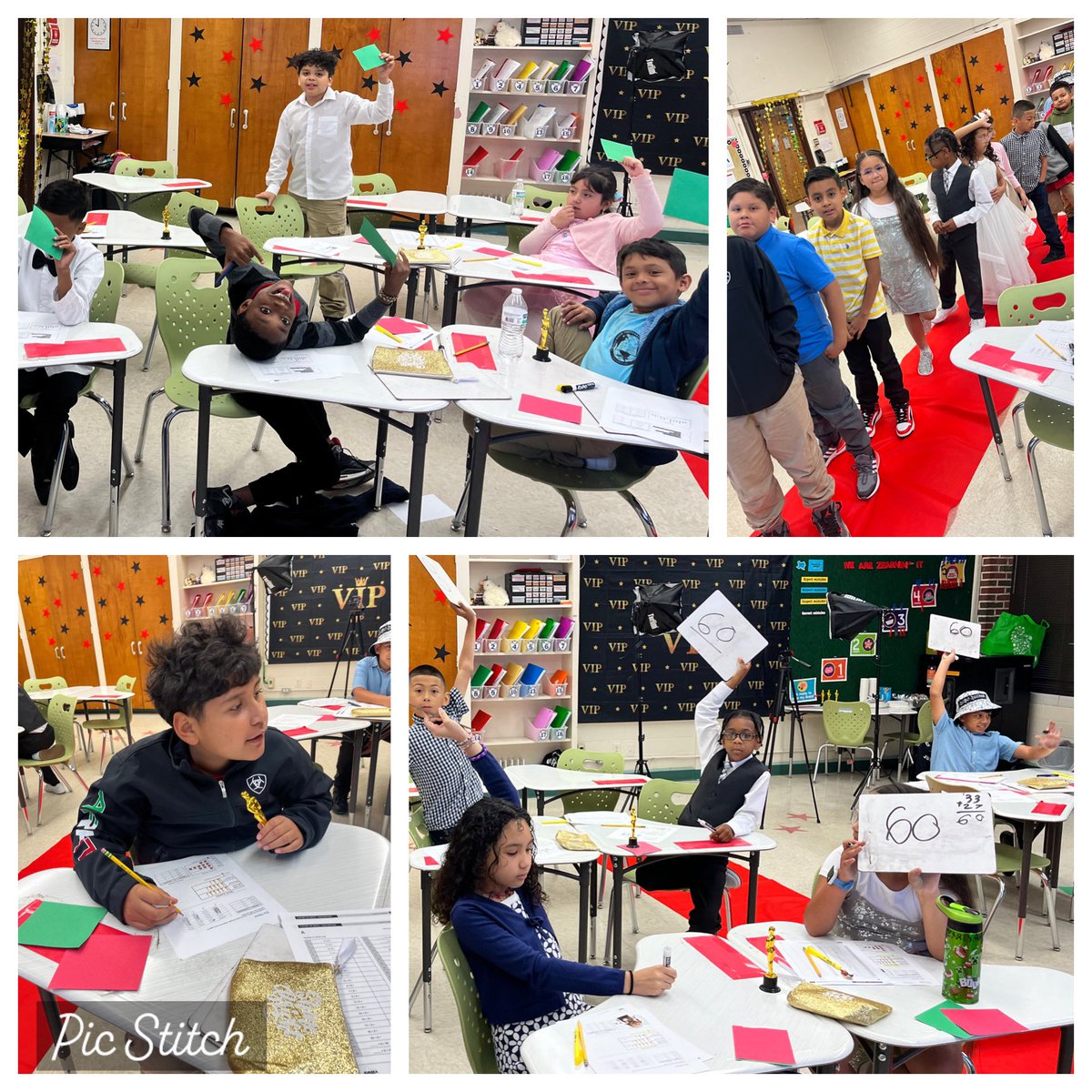 ⭐️Stars of the STAAR⭐️Thirds graders had a day filled with Hollywood styled MRS strategies, a red carpet, VIP photoshoot, and a fancy lunch! Superstars ready for the Math STAAR✖️➗➕➖
