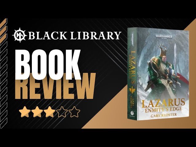 In todays Black Library Review we check out Lazarus: Enmity’s Edge by Gary Kloster, a story about the captain of the Dark Angels 5th company. Warhammer 40,000 Book Review: Lazarus Enmity’s Edge by Gary Kloster youtu.be/M_9OViJm3eM?si… via @YouTube