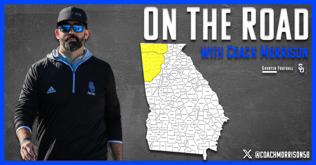 Here we go NW GA! On the road looking for future Hawks! Continuing the build, “Brick by Brick” @Shorter_FB @shorteruniv @NwGaFootball