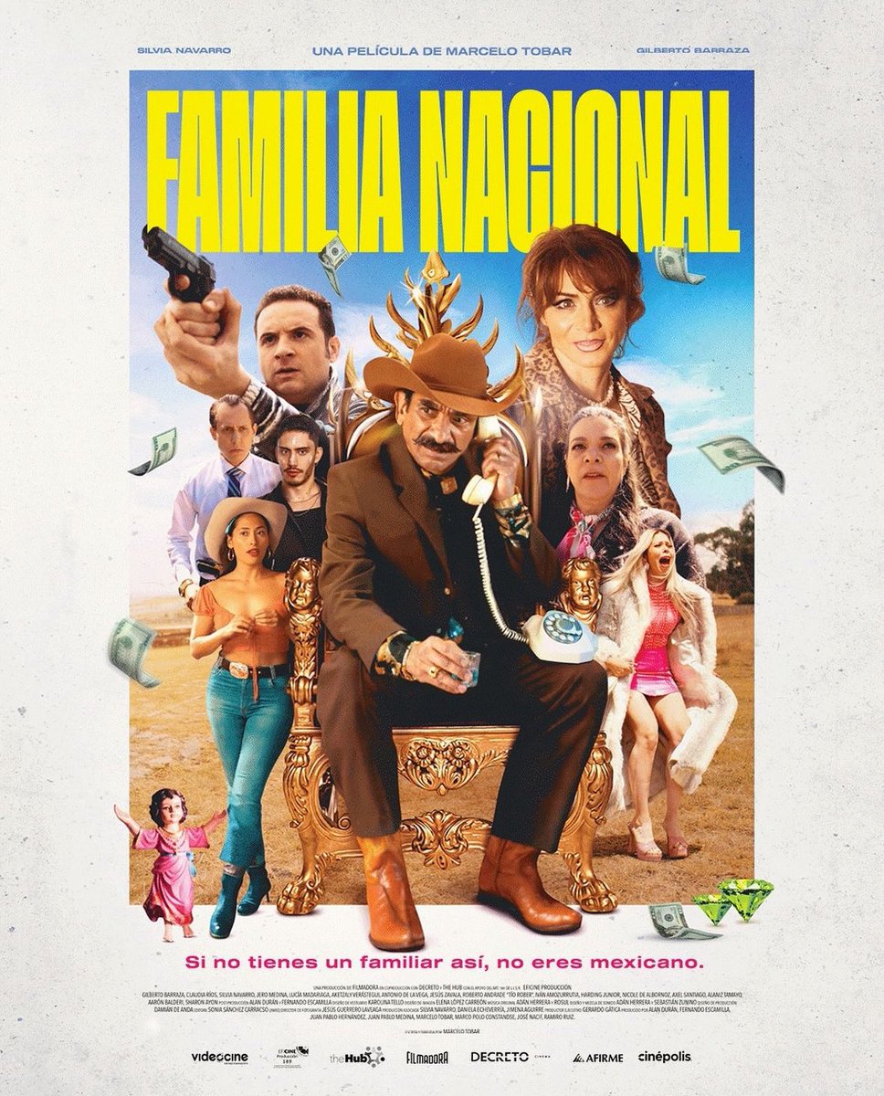 Después de su estreno en cines, ahora 'Familia Nacional', película protagonizada por Silvia Navarro (@silvnavarro), podrá disfrutarse en casa. 🤠💵 ¡Ya disponible, solo por #ViX!