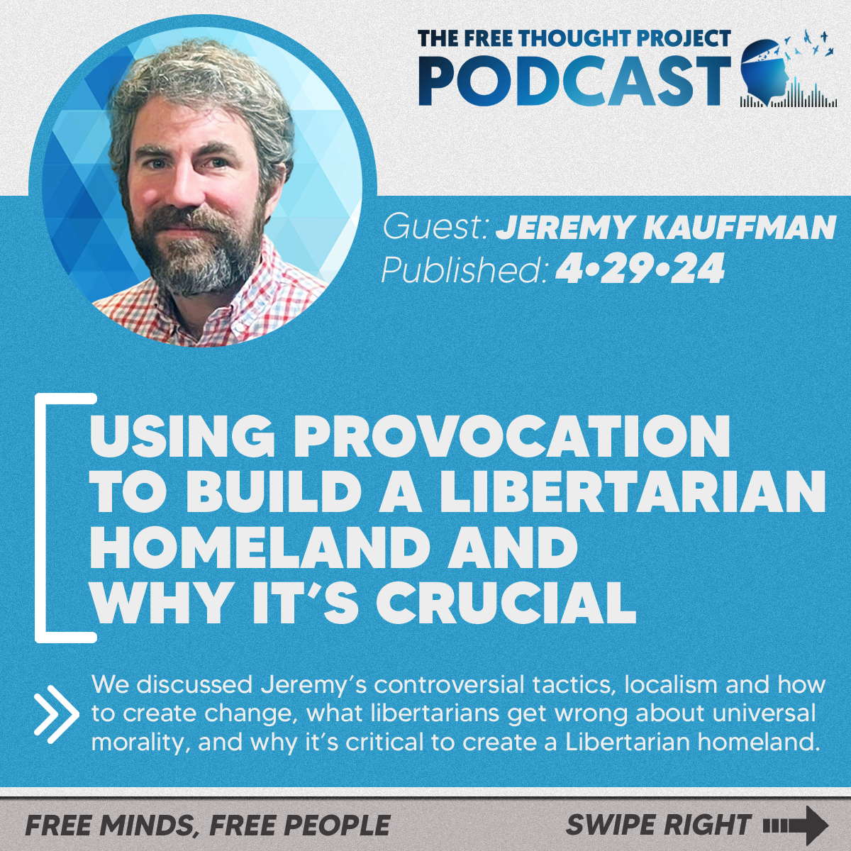 🎙 NEW PODCAST ~ We interviewed @jeremykauffman, exploring the successes of the Free State Project, varied strategies for achieving minimum viable Libertarianism, & unconventional approaches to advancing freedom. Spotify: open.spotify.com/episode/4p1j4R… Apple: podcasts.apple.com/us/podcast/gue…