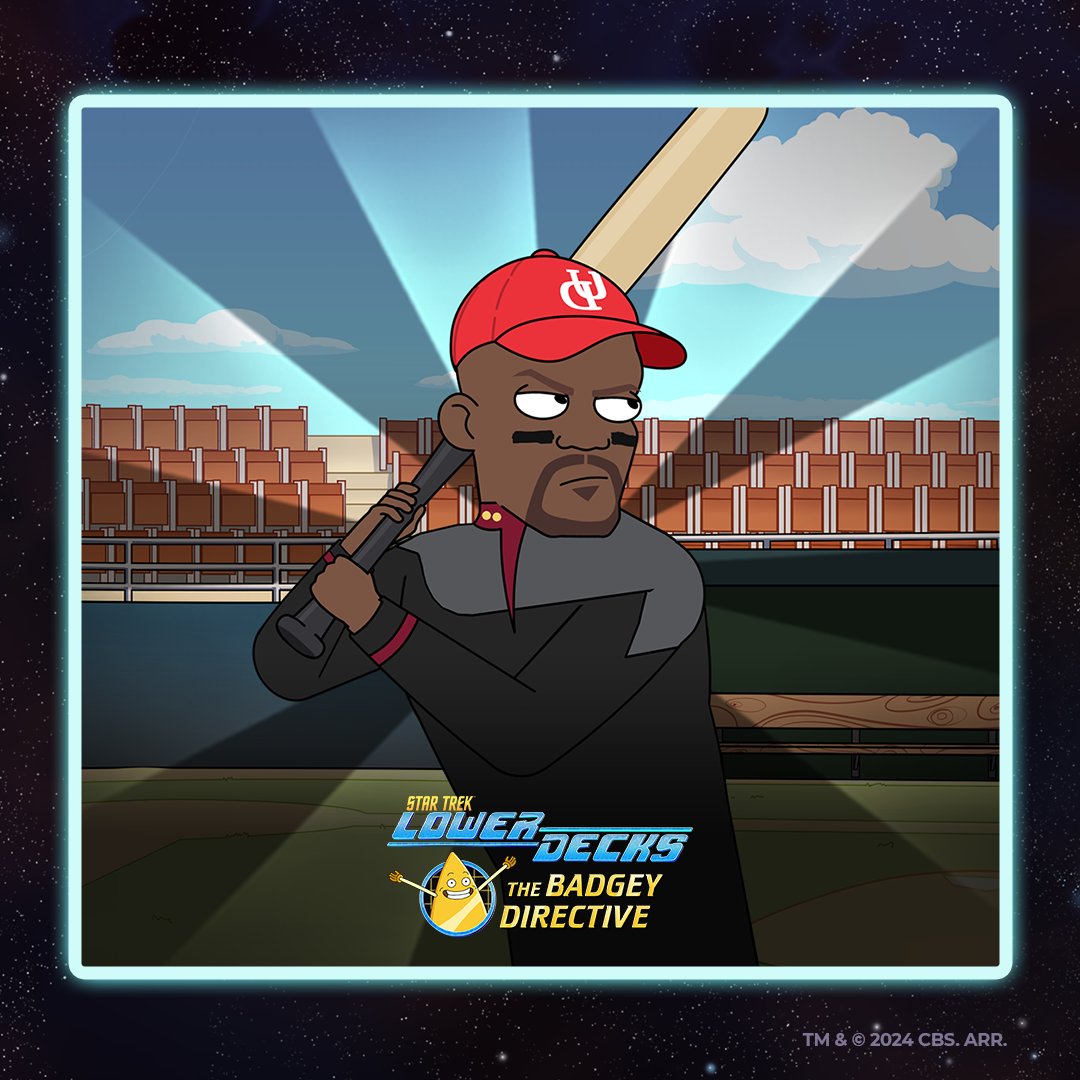 Swing for the Stars in 'Starfield of Dreams'! ⚾ Win the exclusive 𝗕𝗮𝘀𝗲𝗯𝗮𝗹𝗹 𝗦𝗶𝘀𝗸𝗼 and lead your team to cosmic victory. Are you ready to hit a home run in the @StarTrek universe? Join the game now! startreklowerdecksmobilegame.com #StarTrek #StarTrekLowerDecks