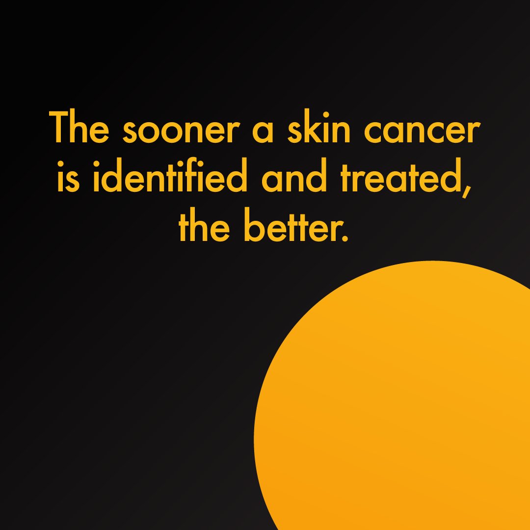 The sooner a skin cancer is identified and treated the better. Have you thought about getting your skin checked? There's no better time to book in than today!

#SunSmart #SkinCancer #Cancer #SunSafety #SlipSlopSlapSeekSlide