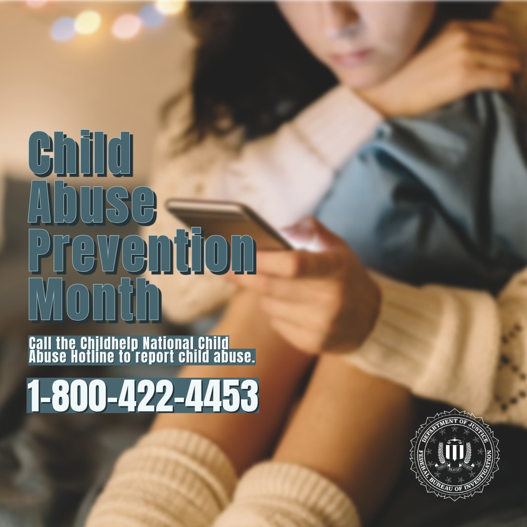 It’s unthinkable, but every year, thousands of children become victims of crimes—whether it’s through kidnappings, violent attacks, sexual abuse, or online predators. The #FBI is here to help victims and seek justice. Learn more about the Bureau's efforts. fbi.gov/investigate/vi…