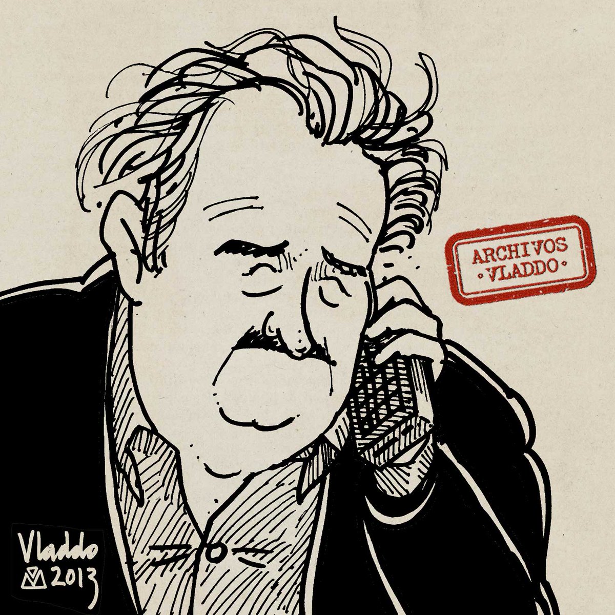 Un dibujo del archivo, para desearle una pronta y plena recuperación a don Pepe Mujica. #PepeMujica — #FuerzaMujica @pepemujicacom