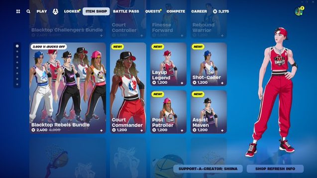 Fortnite x NBA anime Skins are now Available