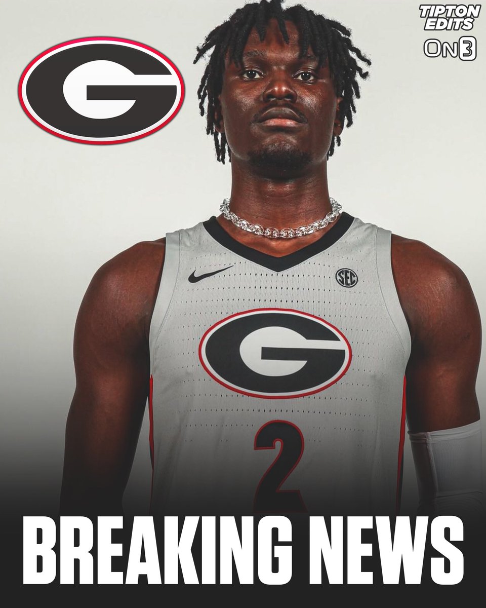 NEWS: 2024 Top-50 recruit Somto Cyril, a former Kentucky signee, has committed to Georgia, a source tells @On3Recruits. The 6-10 center is one of the top big men in the country. on3.com/college/georgi…