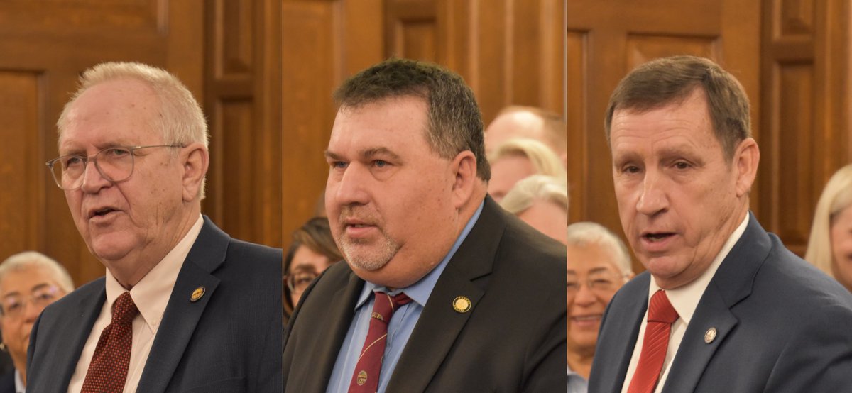 The #ksleg version of the THREE STOOGES, Dennis Pyle, John Doll and Rob Olson just stood with Laura Kelly and the Democrats to deny commonsense, practical tax relief to EVERY KANSAN!