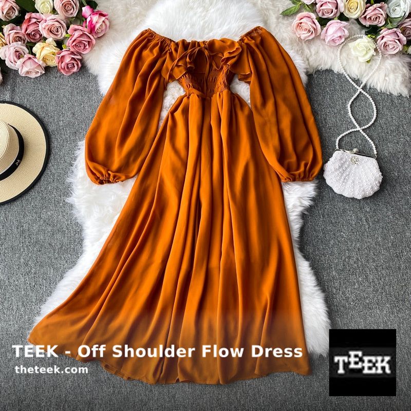 You won’t believe this! TEEK - Off Shoulder Flow Dress .
 Be quick before it's gone! 
⭐️ theteek.com/products/teek-…
.
.
.
.
.
#shop #onlineshopping #happeningnow #loveyourself