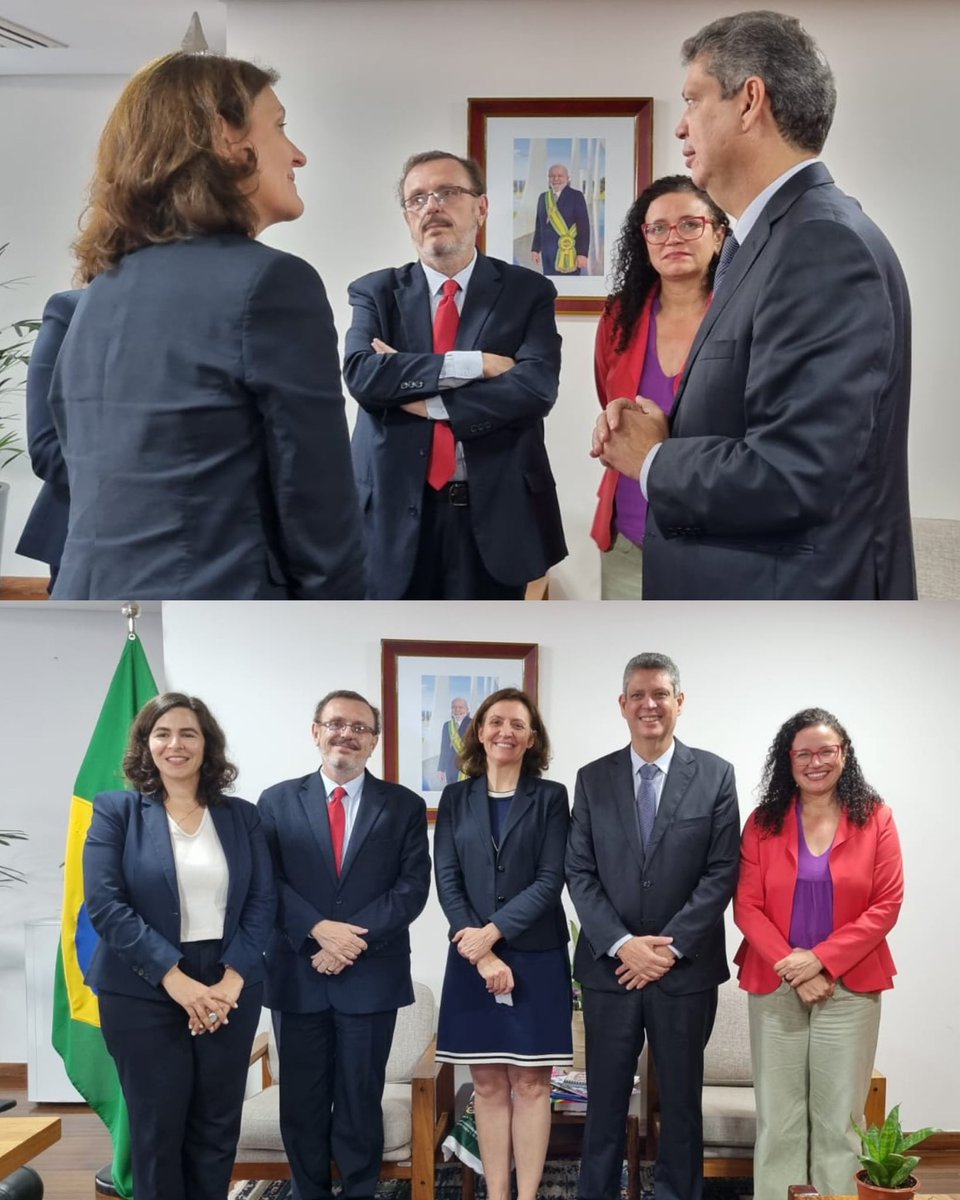 Recebemos na Secretaria-Geral da Presidência, a Diretora Permanente de Governança Pública da OCDE, Elsa Pilichowski. Fizemos uma apresentação sobre as inovações em Participação Social digital, especialmente da plataforma do Brasil Participativo.