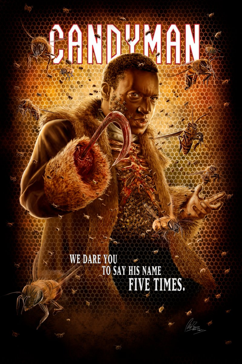Poster version of the Candyman artwork. #movie #horror #classic #candyman