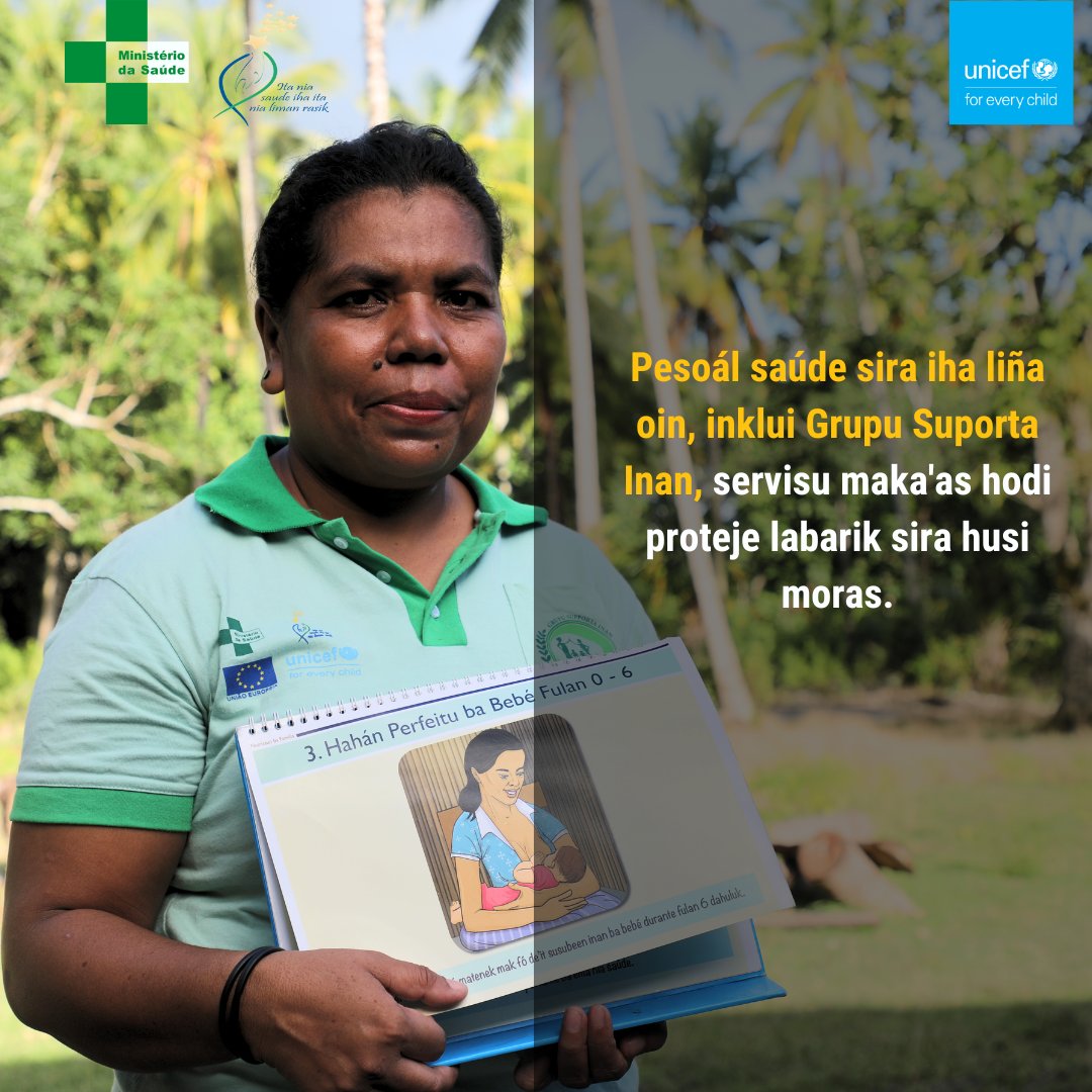 #WorldImmunisationWeek! Frontline health workers, including Mother Support Groups, are working tirelessly to protect children from deadly diseases. #WorldImmunisationWeek [24 – 30th April], #HumanlyPossible and #ForEveryChild @UNTimorLeste