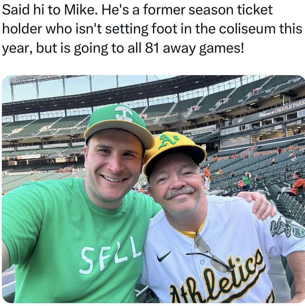 Put this A’s fan in the HOF