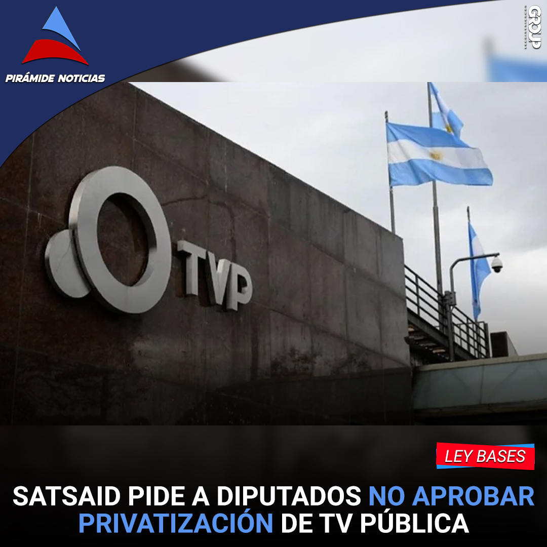 📺🛡️ ¡Atención! SATSAID insta a los diputados a rechazar la privatización de la TV Pública. La ley en debate podría afectar canales como Encuentro y Paka Paka. ¡Preservemos nuestros medios públicos! #TVpública #SATSAID 📝🚫