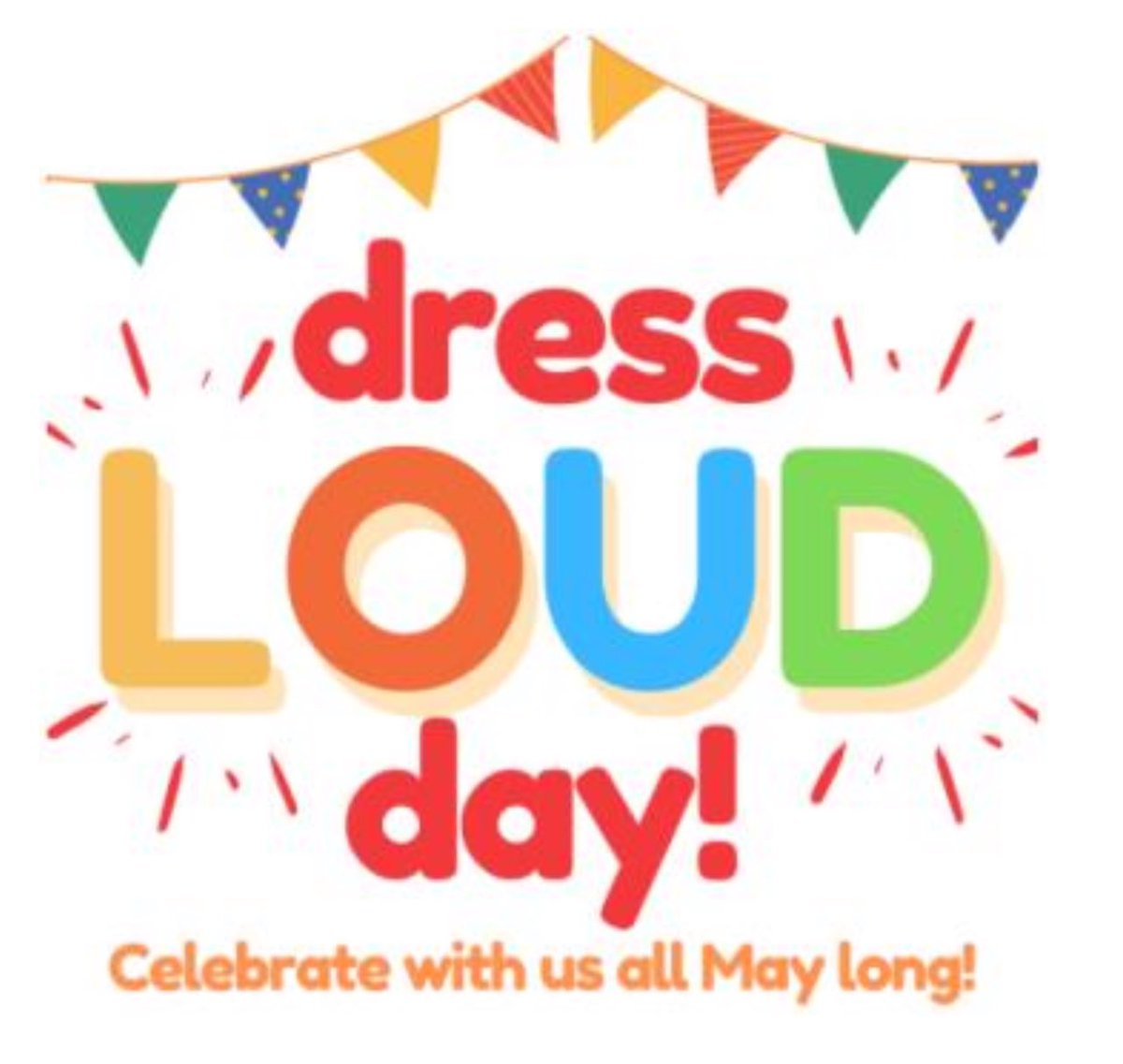 Dress Loud Day – Month of May
May is Speech & Language Awareness Month and we will be celebrating Dress Loud Day @HCDSB on May 13th. #DressLoud @VOICE4DeafKids 

voicefordeafkids.com/DressLoudDay