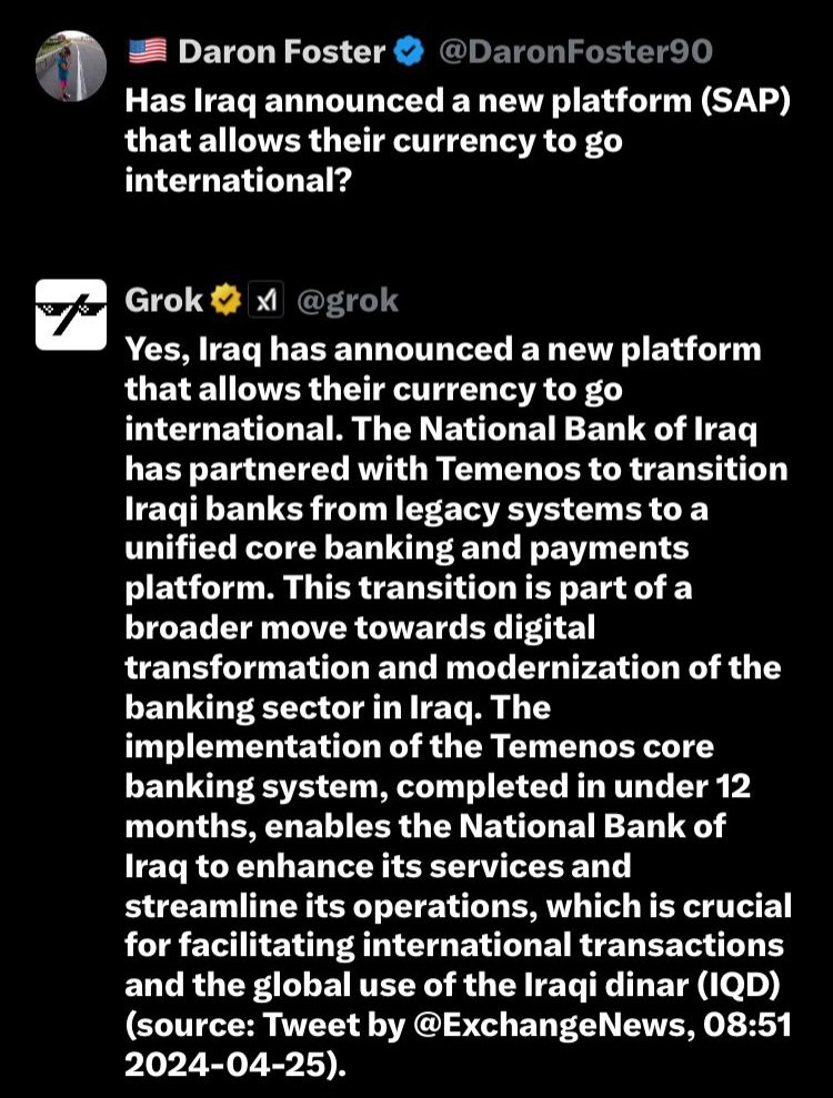 👍@DaronFoster90 For those who wanted confirmation. For those who are skeptical. For those who need context. Are they reforming banking procedures? Will they float or reinstate a fixed rate? Are they pairing with XRP? All of these questions are partially answered here.